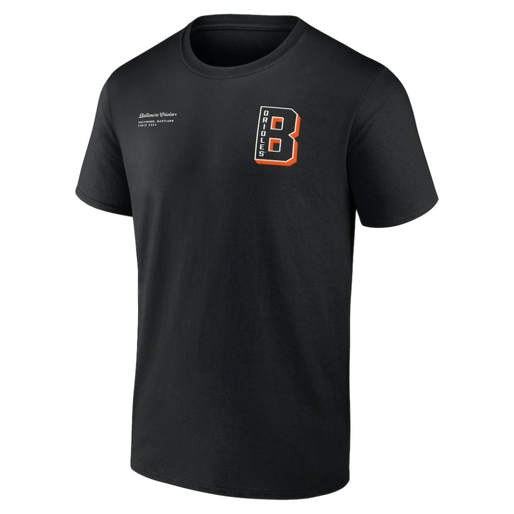 Baltimore Orioles Split Zone T-Shirt - Black