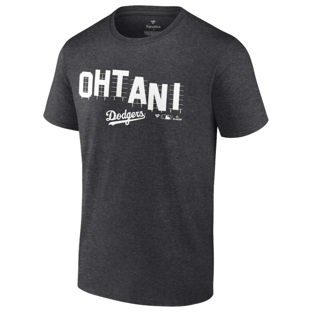 Shohei Ohtani Los Angeles Dodgers Hollywood T-Shirt - Charcoal