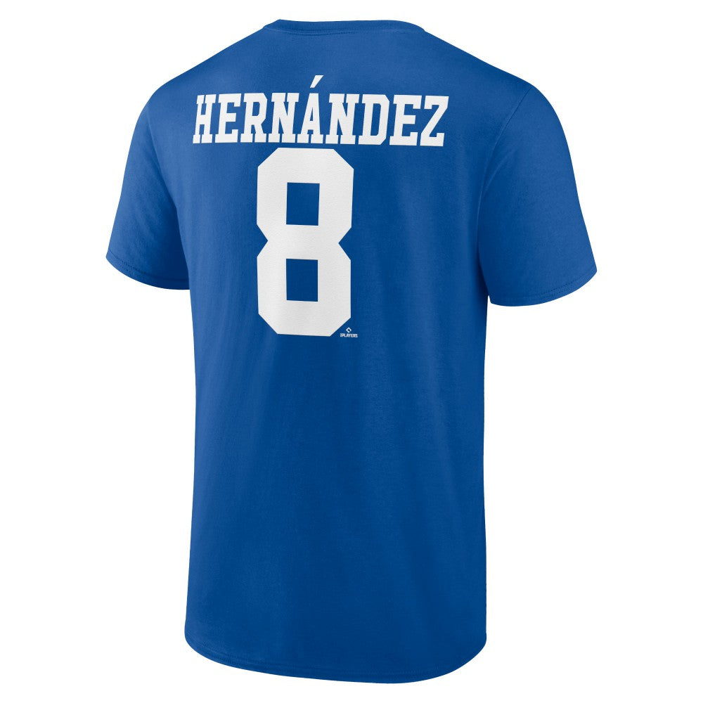 Enrique Hernandez Los Angeles Dodgers Icon Player Name & Number T-Shirt - Royal