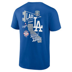 Los Angeles Dodgers Split Zone T-Shirt - Royal