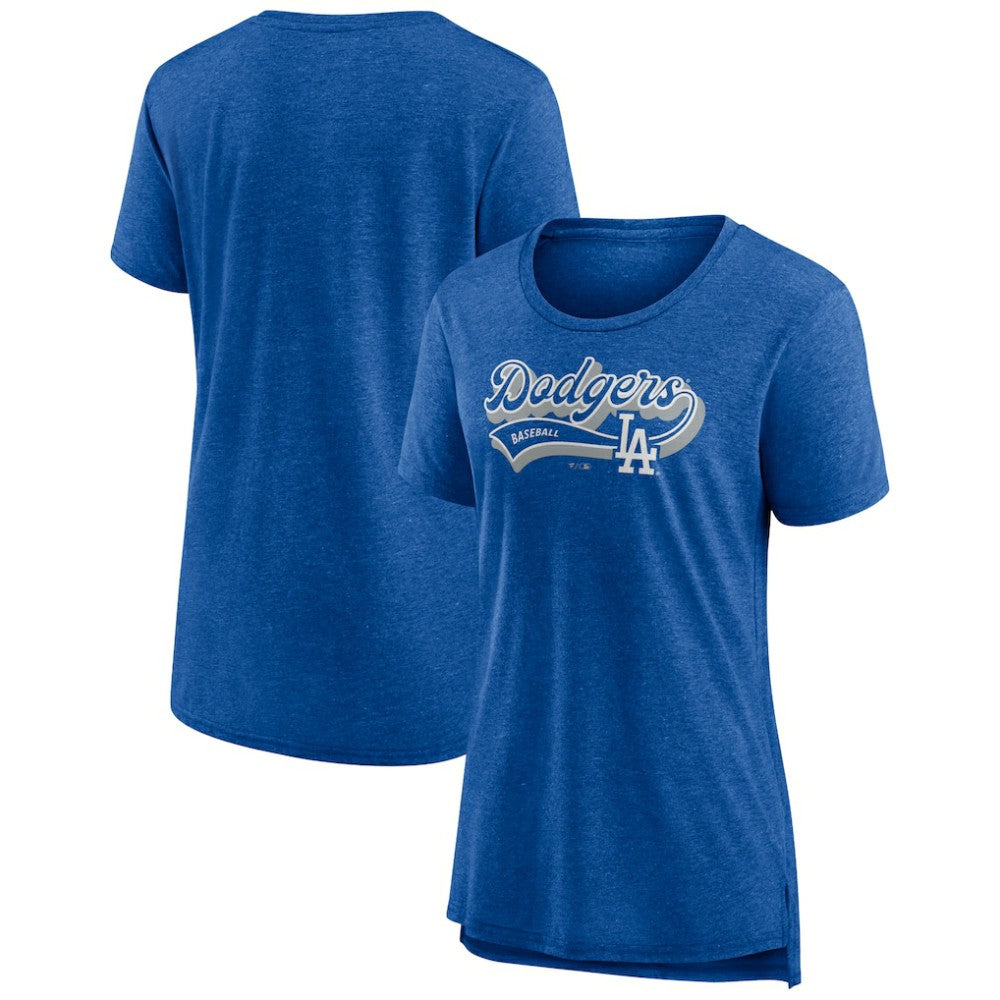 Los Angeles Dodgers Women's League Leader Tri-Blend T-Shirt - Royal