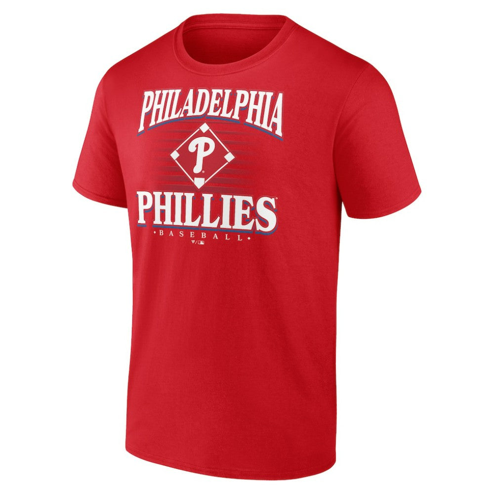 Philadelphia Phillies Retro Diamond T-Shirt - Red
