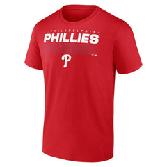 Philadelphia Phillies Stacked Baseball T-Shirt - Red