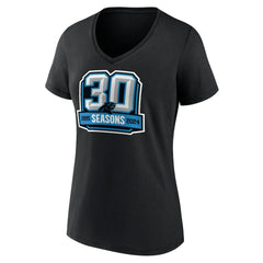 NFL Carolina Panthers Women's 30th Anniversary V-Neck T-Shirt