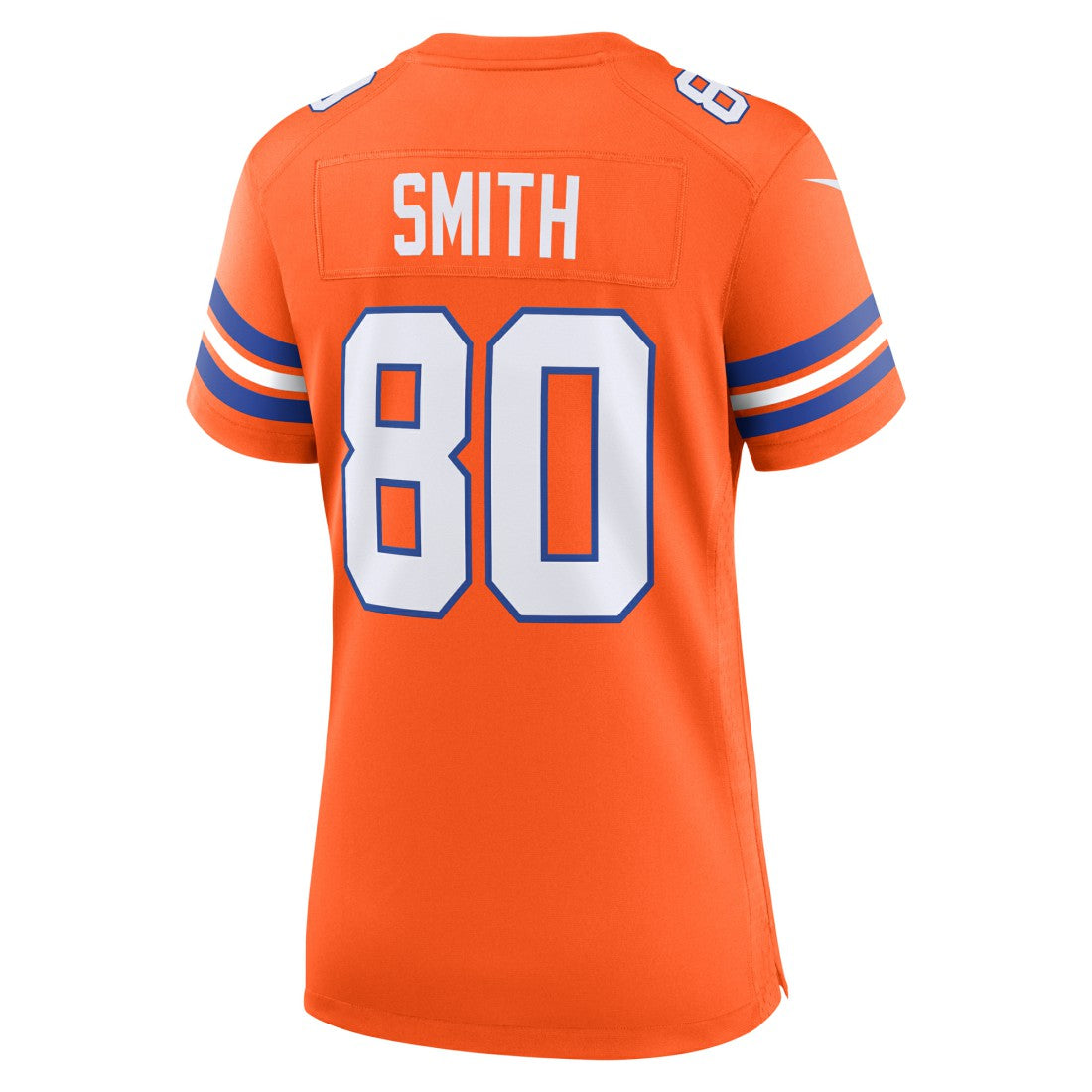 NFL Denver Broncos Rod Smith  Women's Mile High Collection 1977 Throwback Retired Player Game Jersey