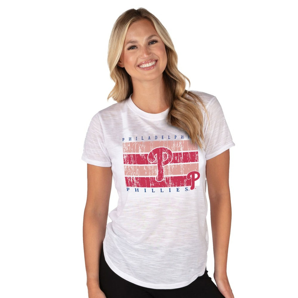Philadelphia Phillies Concepts Sport Women's Infuse Knit Top - White