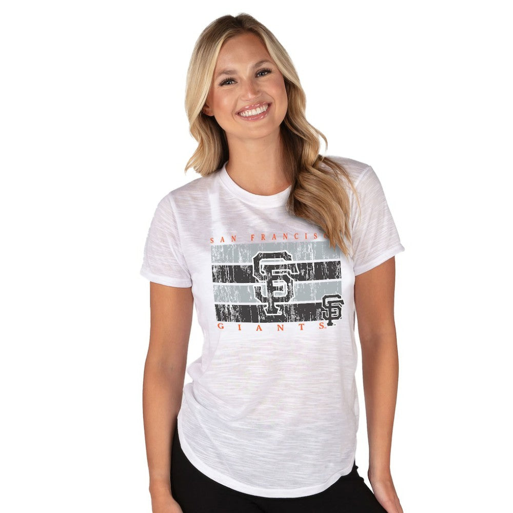 San Francisco Giants Concepts Sport Women's Infuse Knit Top - White