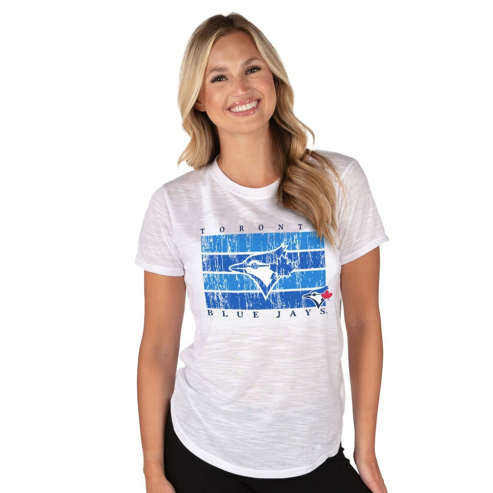 Toronto Blue Jays Concepts Sport Women's Infuse Knit Top - White