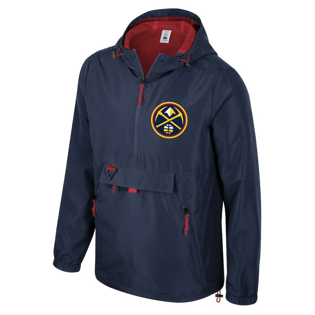 Denver Nuggets Stadium Essentials Unisex Compete Quarter-Zip Windbreaker Jacket sale - Navy shop