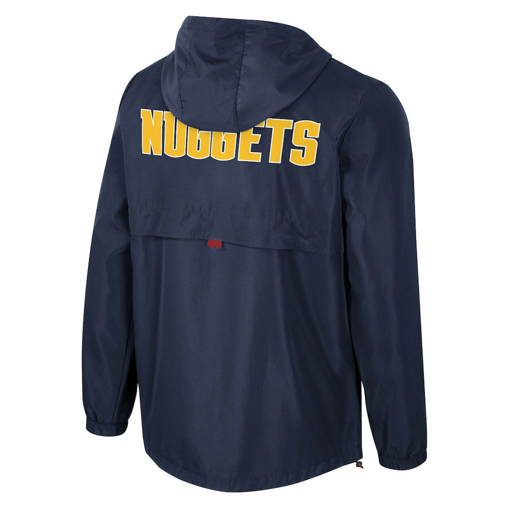 Denver Nuggets Stadium Essentials Unisex Compete Quarter-Zip Windbreaker Jacket sale - Navy shop