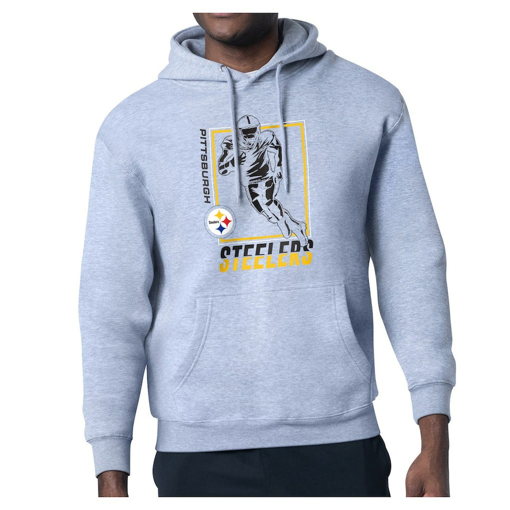 NFL Pittsburgh Steelers Starter Player Grid Pullover Hoodie