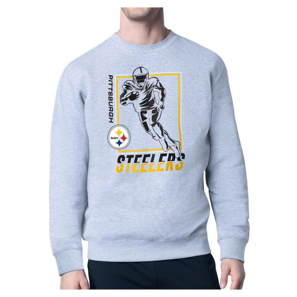 NFL Pittsburgh Steelers Starter Player Grid Pullover Sweatshirt