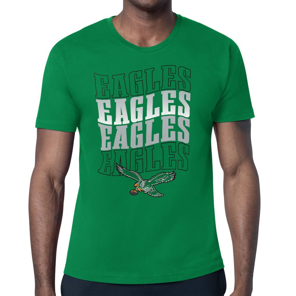 NFL Philadelphia Eagles Starter Stacked Retro Logo T-Shirt