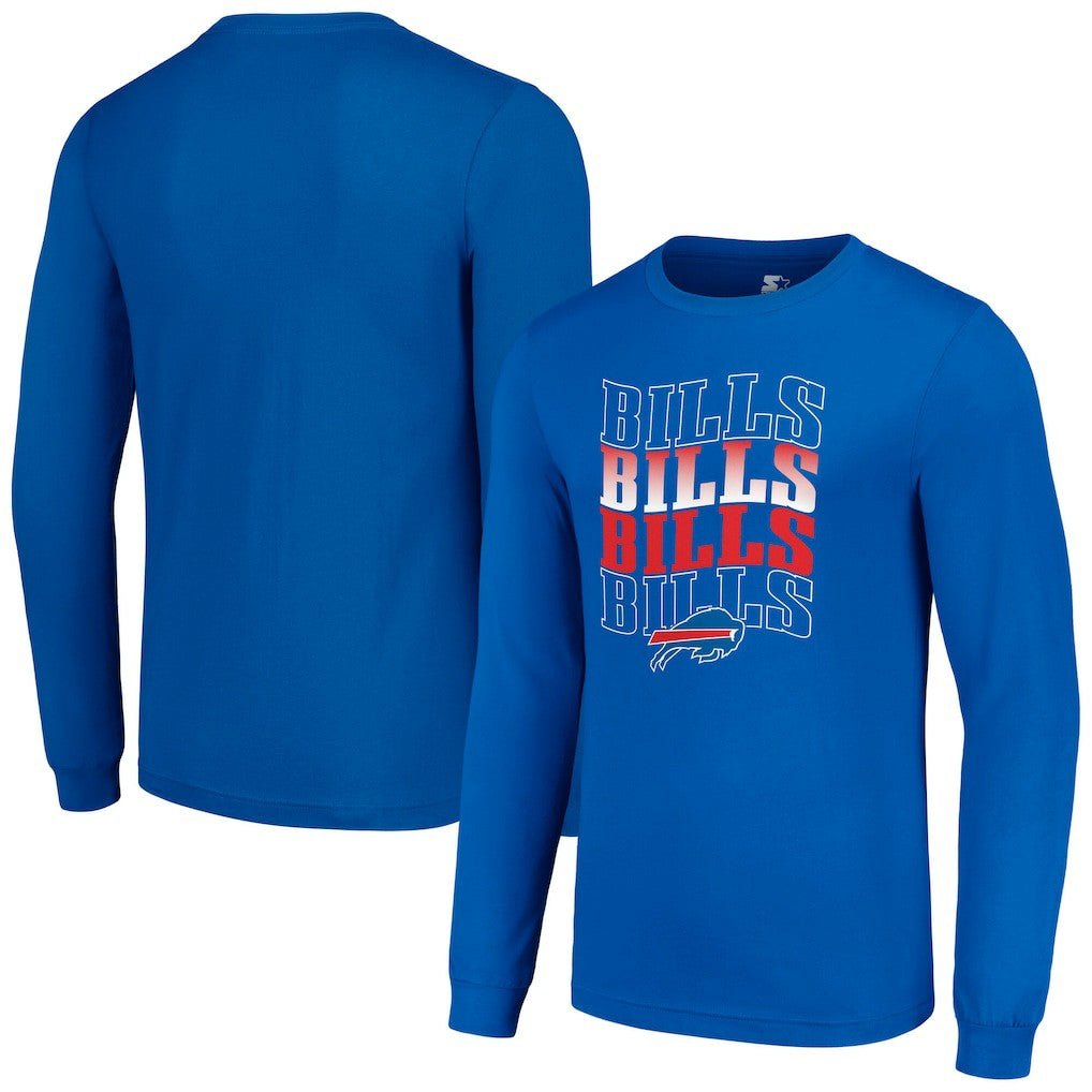 NFL Buffalo Bills Starter Team Name Graphic Long Sleeve T-Shirt
