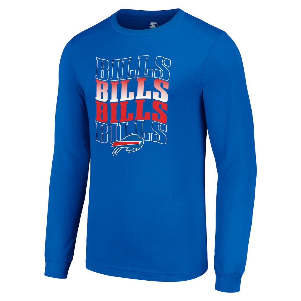 NFL Buffalo Bills Starter Team Name Graphic Long Sleeve T-Shirt
