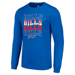 NFL Buffalo Bills Starter Team Name Graphic Long Sleeve T-Shirt