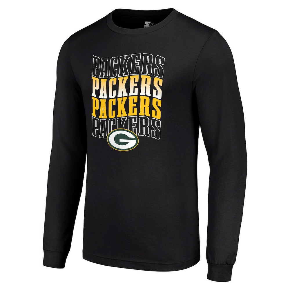 NFL Green Bay Packers Starter Team Name Graphic Long Sleeve T-Shirt