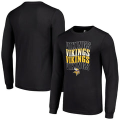 NFL Minnesota Vikings Starter Team Name Graphic Long Sleeve T-Shirt