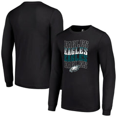 NFL Philadelphia Eagles Starter Team Name Graphic Long Sleeve T-Shirt