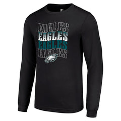 NFL Philadelphia Eagles Starter Team Name Graphic Long Sleeve T-Shirt