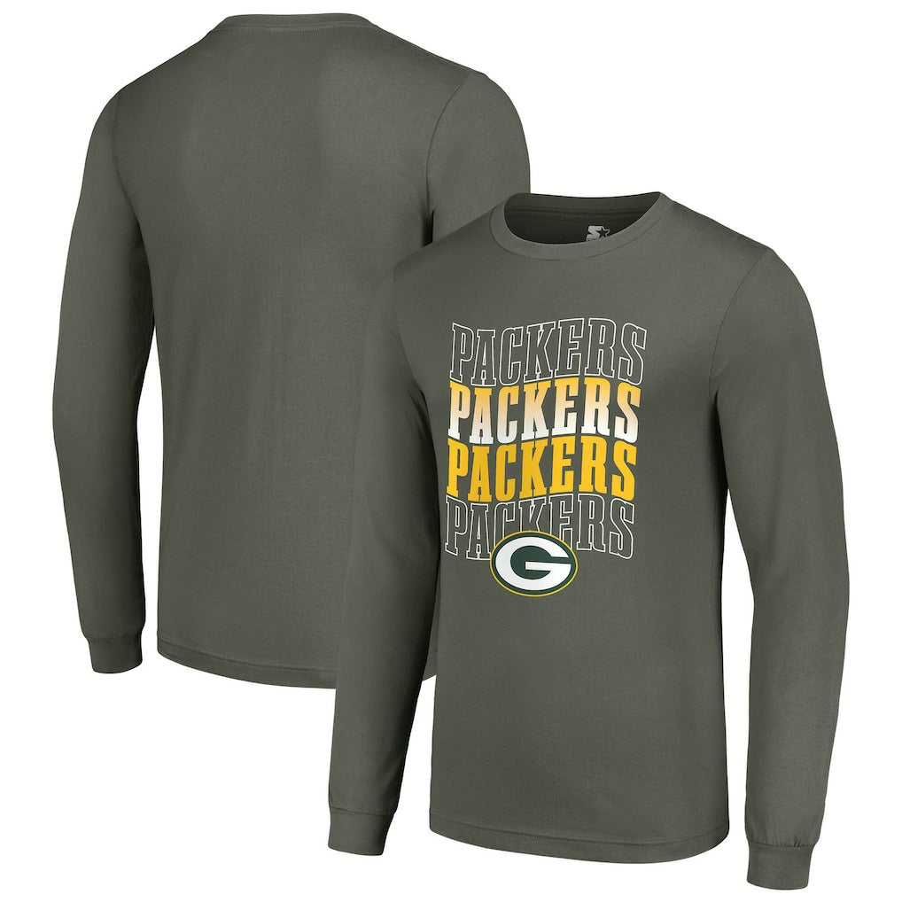 NFL Green Bay Packers Starter Team Name Graphic Long Sleeve T-Shirt