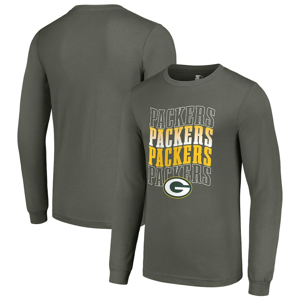 NFL Green Bay Packers Starter Team Name Graphic Long Sleeve T-Shirt