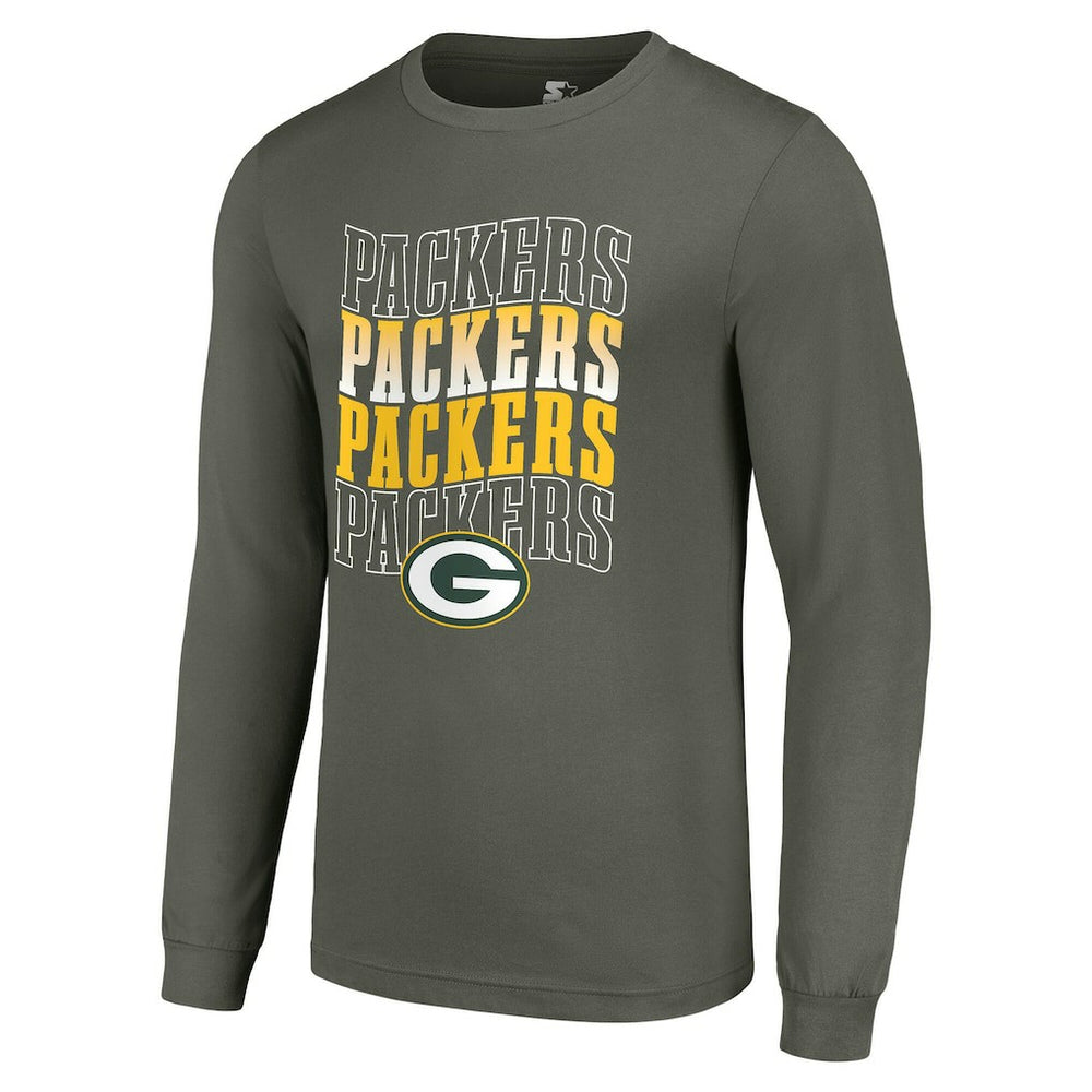 NFL Green Bay Packers Starter Team Name Graphic Long Sleeve T-Shirt