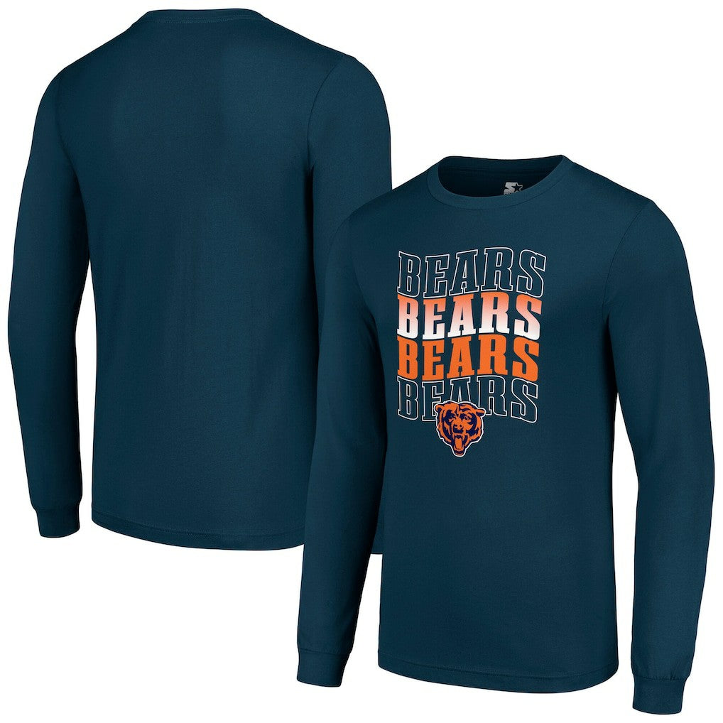 NFL Chicago Bears Starter Team Name Graphic Long Sleeve T-Shirt
