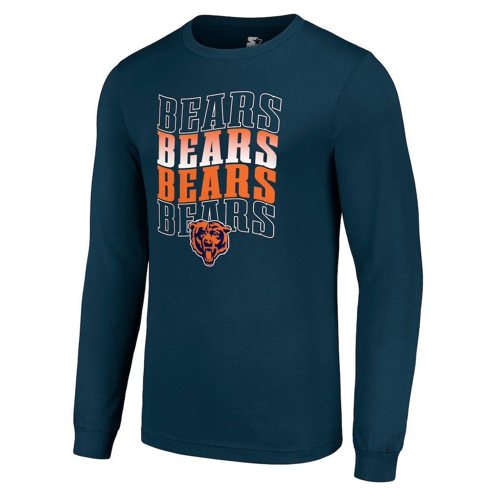 NFL Chicago Bears Starter Team Name Graphic Long Sleeve T-Shirt