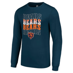 NFL Chicago Bears Starter Team Name Graphic Long Sleeve T-Shirt