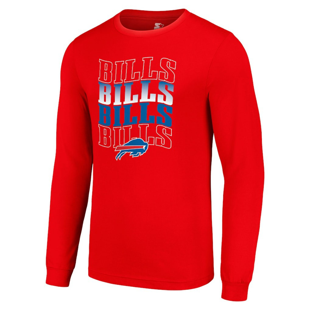 NFL Buffalo Bills Starter Team Name Graphic Long Sleeve T-Shirt