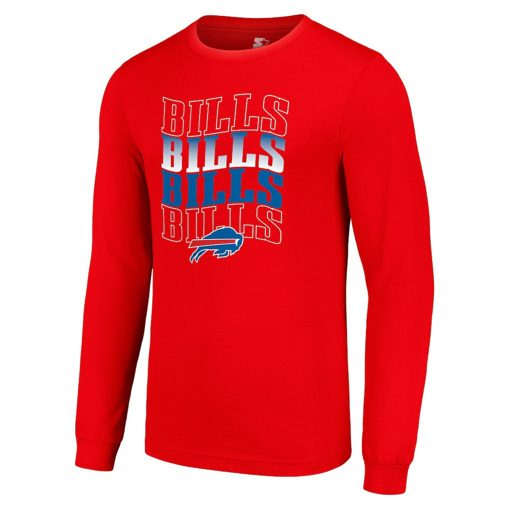 NFL Buffalo Bills Starter Team Name Graphic Long Sleeve T-Shirt