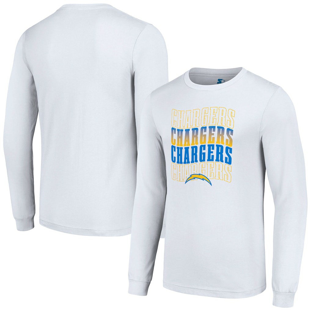 NFL Los Angeles Chargers Starter Team Name Graphic Long Sleeve T-Shirt