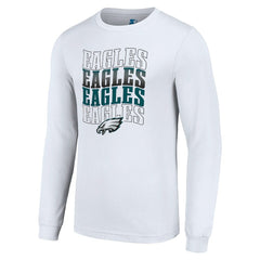 NFL Philadelphia Eagles Starter Team Name Graphic Long Sleeve T-Shirt