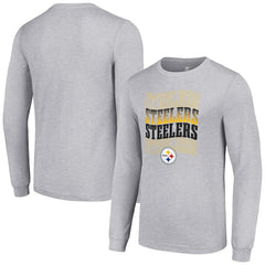 NFL Pittsburgh Steelers Starter Team Name Graphic Long Sleeve T-Shirt
