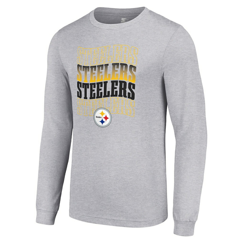 NFL Pittsburgh Steelers Starter Team Name Graphic Long Sleeve T-Shirt