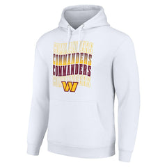 NFL Washington Commanders Starter Four Team Name Logo Fleece Pullover Hoodie