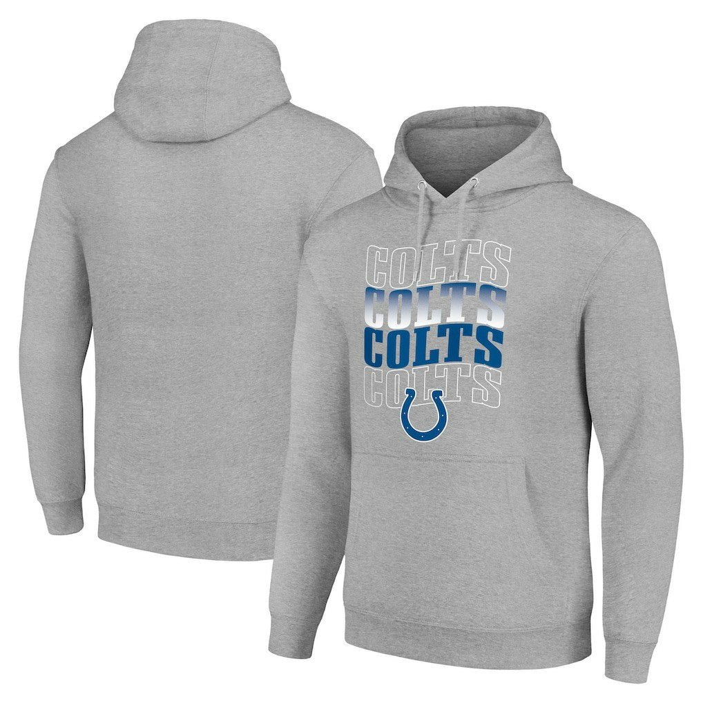 NFL Indianapolis Colts Starter Four Team Name Logo Fleece Pullover Hoodie
