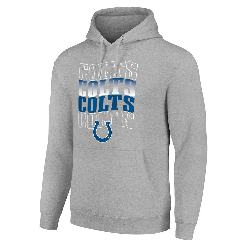 NFL Indianapolis Colts Starter Four Team Name Logo Fleece Pullover Hoodie