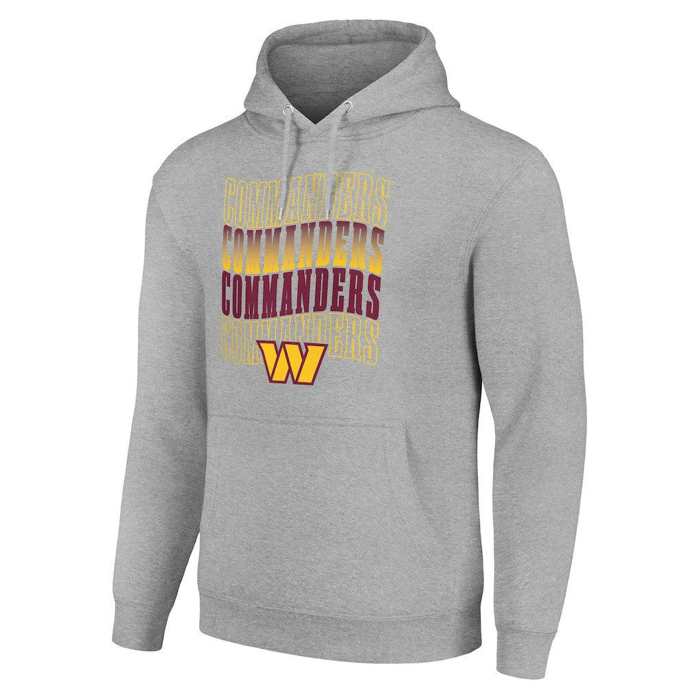 NFL Washington Commanders Starter Four Team Name Logo Fleece Pullover Hoodie