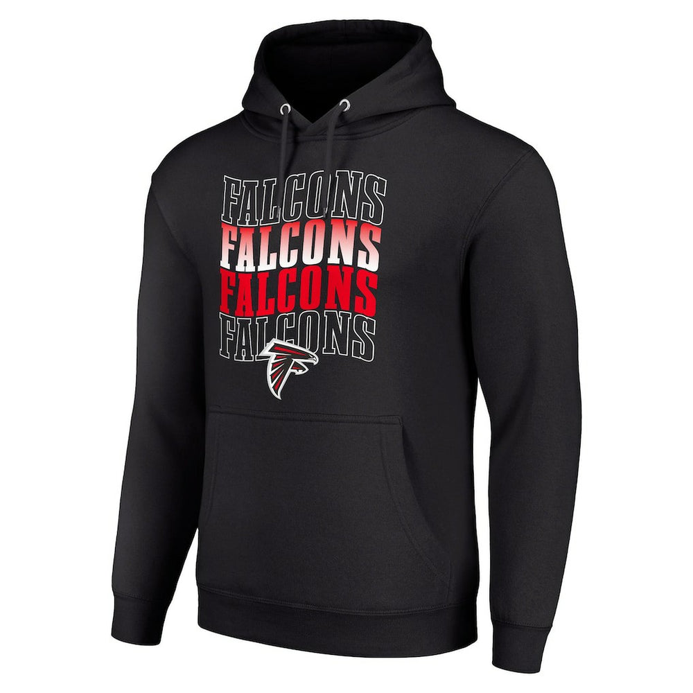 NFL Atlanta Falcons Starter Four Team Name Logo Fleece Pullover Hoodie
