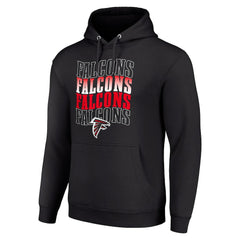 NFL Atlanta Falcons Starter Four Team Name Logo Fleece Pullover Hoodie