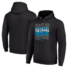 NFL Carolina Panthers Starter Four Team Name Logo Fleece Pullover Hoodie