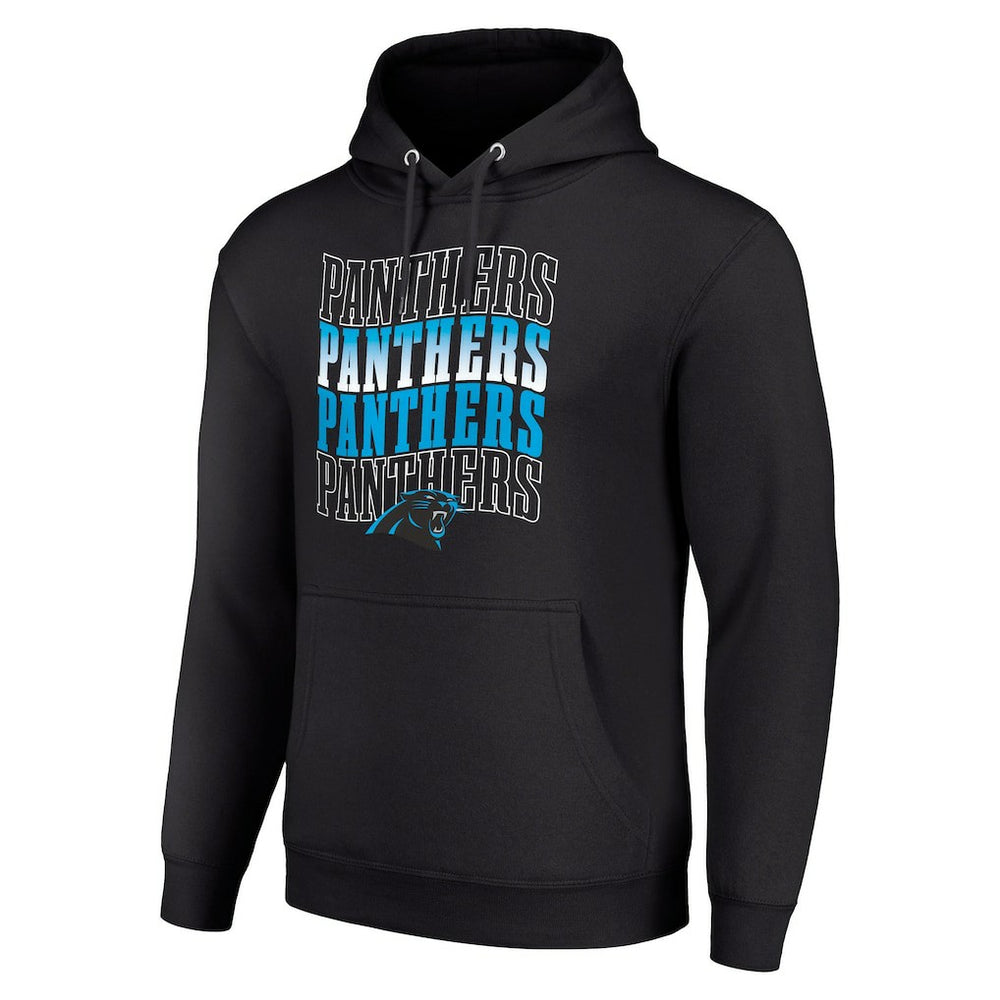NFL Carolina Panthers Starter Four Team Name Logo Fleece Pullover Hoodie
