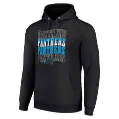 NFL Carolina Panthers Starter Four Team Name Logo Fleece Pullover Hoodie