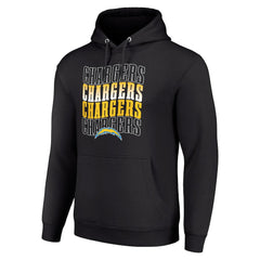 NFL Los Angeles Chargers Starter Four Team Name Logo Fleece Pullover Hoodie