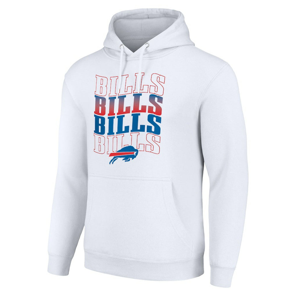 NFL Buffalo Bills Starter Four Team Name Logo Fleece Pullover Hoodie
