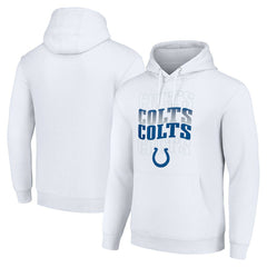 NFL Indianapolis Colts Starter Four Team Name Logo Fleece Pullover Hoodie