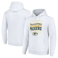 NFL Green Bay Packers Starter Four Team Name Logo Fleece Pullover Hoodie