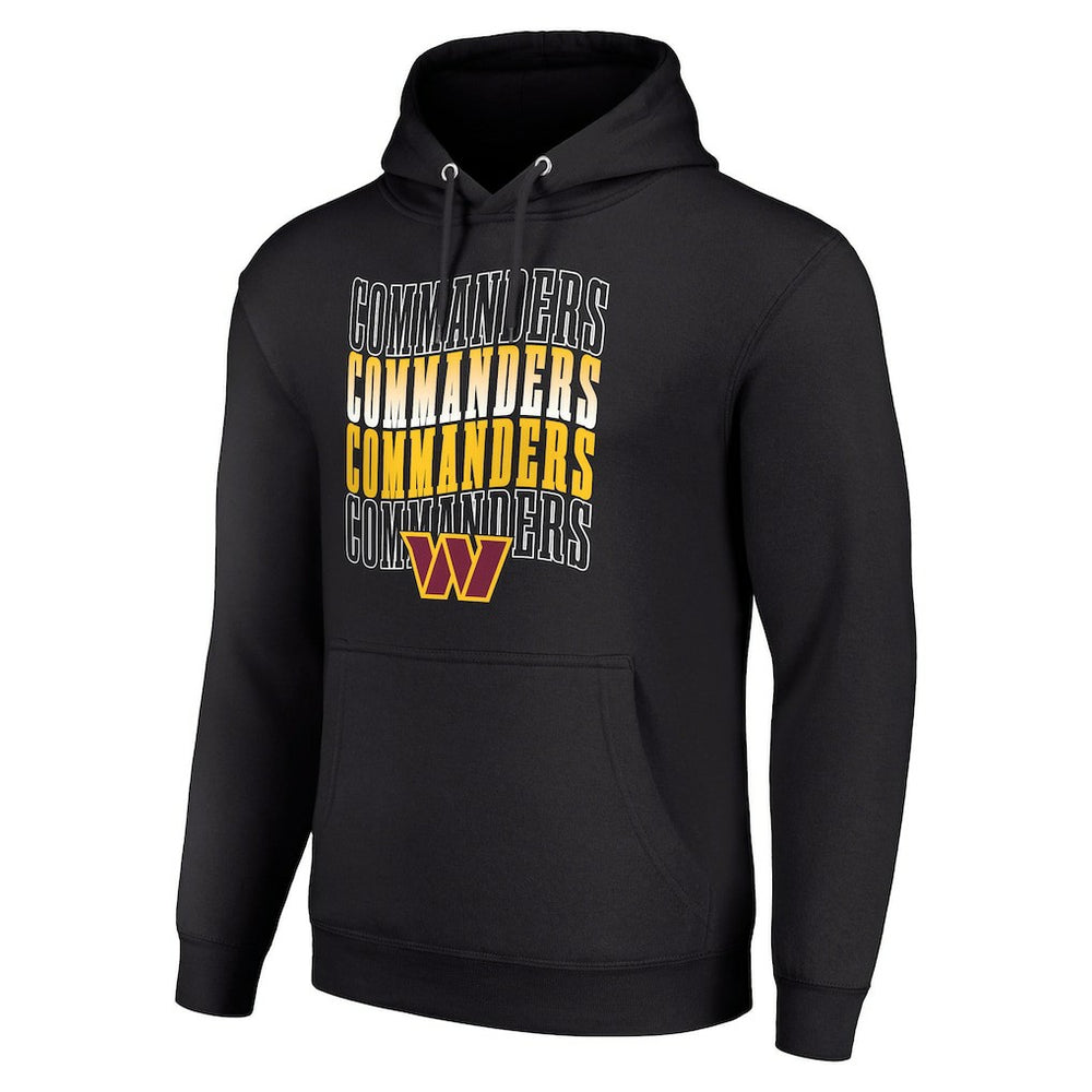 NFL Washington Commanders Starter Four Team Name Logo Fleece Pullover Hoodie